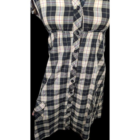 L.E.I. Sundresses by Taylor Swift Plaid Button Down Dress Size Small - Picture 5 of 11